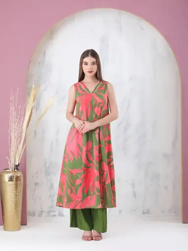 Tropical Bloom Kurta Set